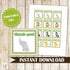 Jungle Thank You Labels Jungle Favor Tag Monkey Labels Elephant Labels Cheetah Label Zebra Label Baby Boy Shower Birthday INSTANT DOWNLOAD