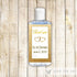 Gold Glitter Hearts Bridal Shower Wedding Hand Sanitizer Label