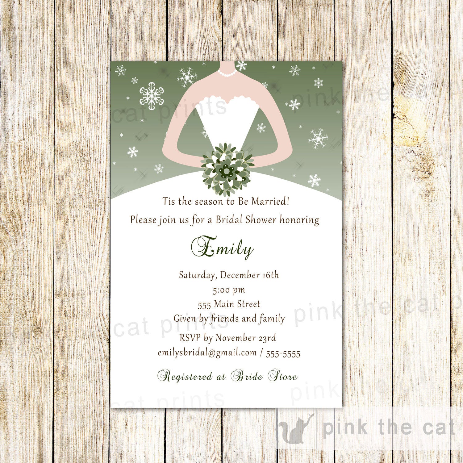 bridal shower invitation