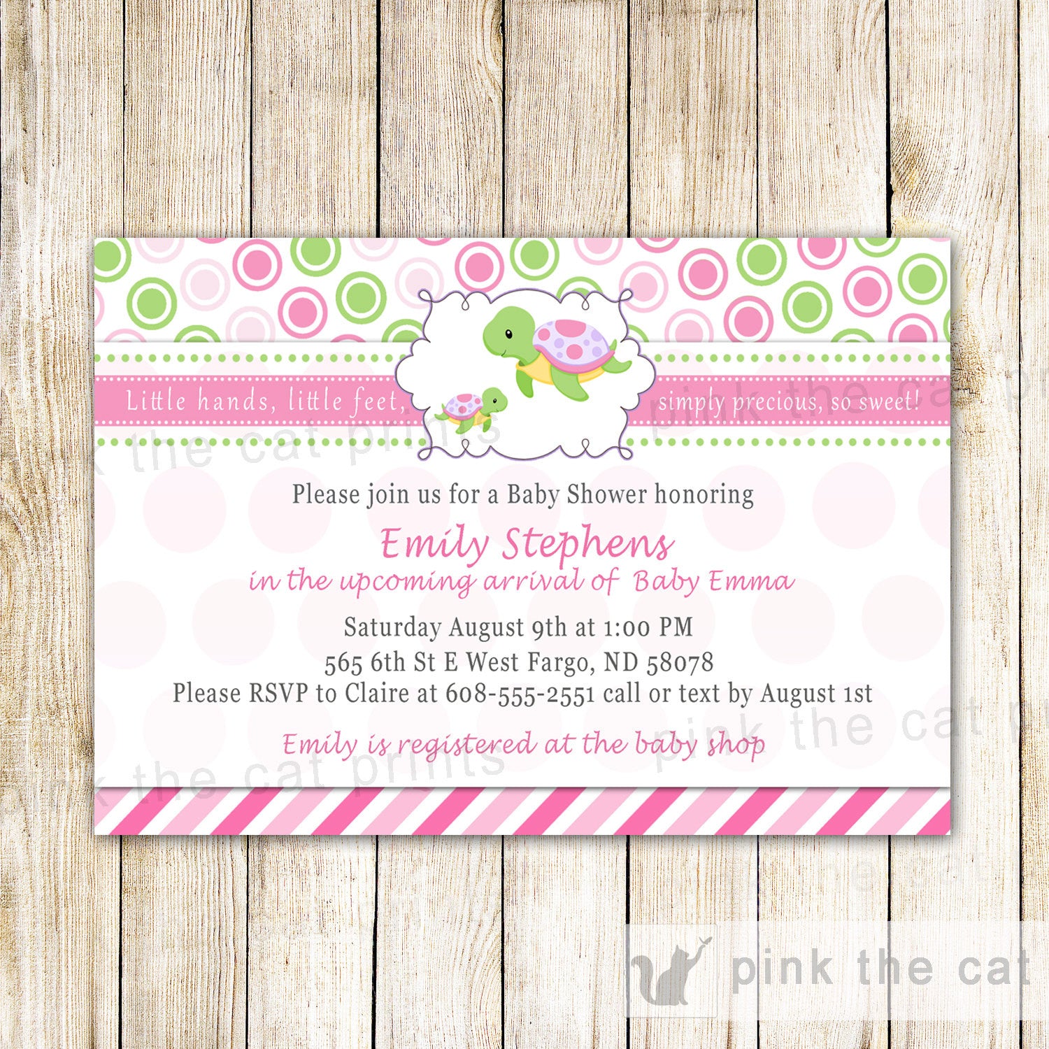 baby shower invitation