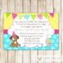 puppy kitten invitation