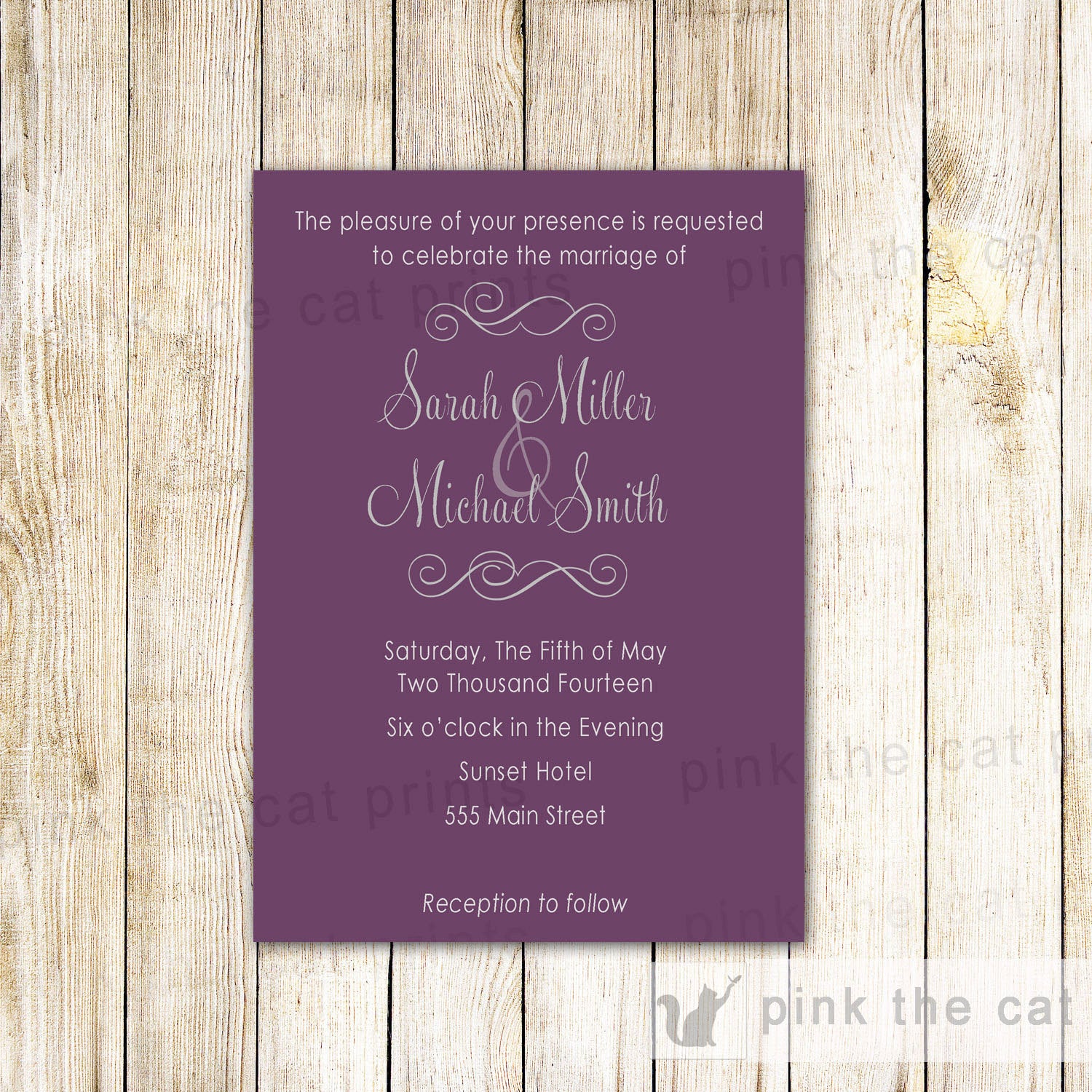 wedding invitation