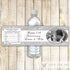 Silver 25th Wedding Anniversary Bottle Label Wrapper