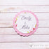 Floral Labels Bridal Shower Gift Favor Tag Label Romantic Wedding