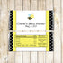 Bee Candy Bar Label Wrapper Baby Shower