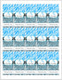Blue Giraffe Mini Candy Labels Baby Boy Shower