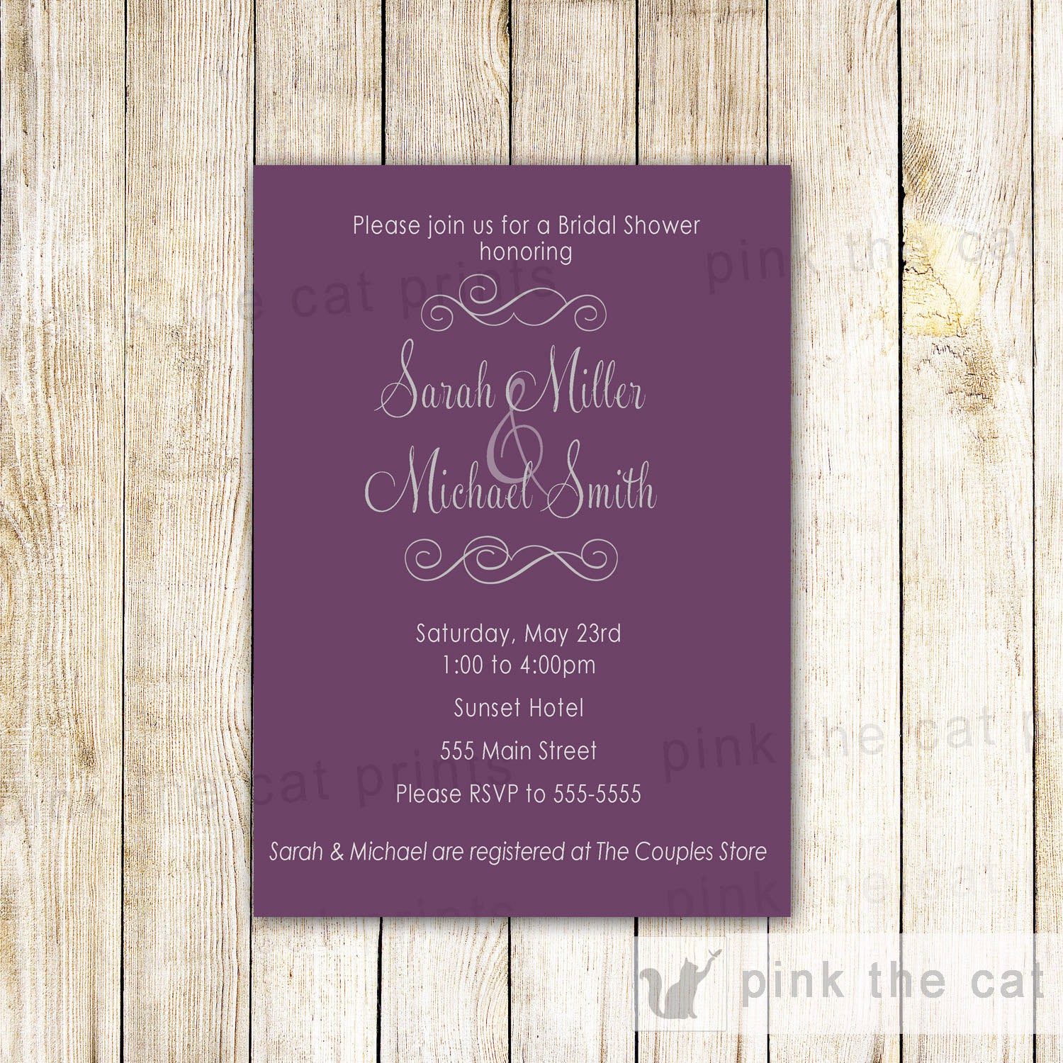 bridal shower invitation