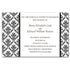 damask wedding invitation