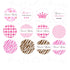 Princess Small Candy Label Sticker Birthday Baby Shower