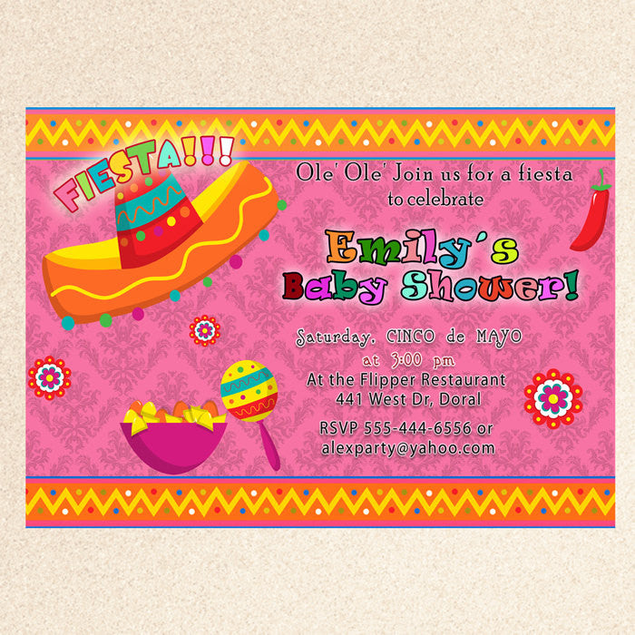 Mexican Invitation Fiesta Birthday Baby Shower Pink Printable – Pink the Cat mexican-invitation-fiesta-birthday-baby-shower-pink-printable-pink-the-cat