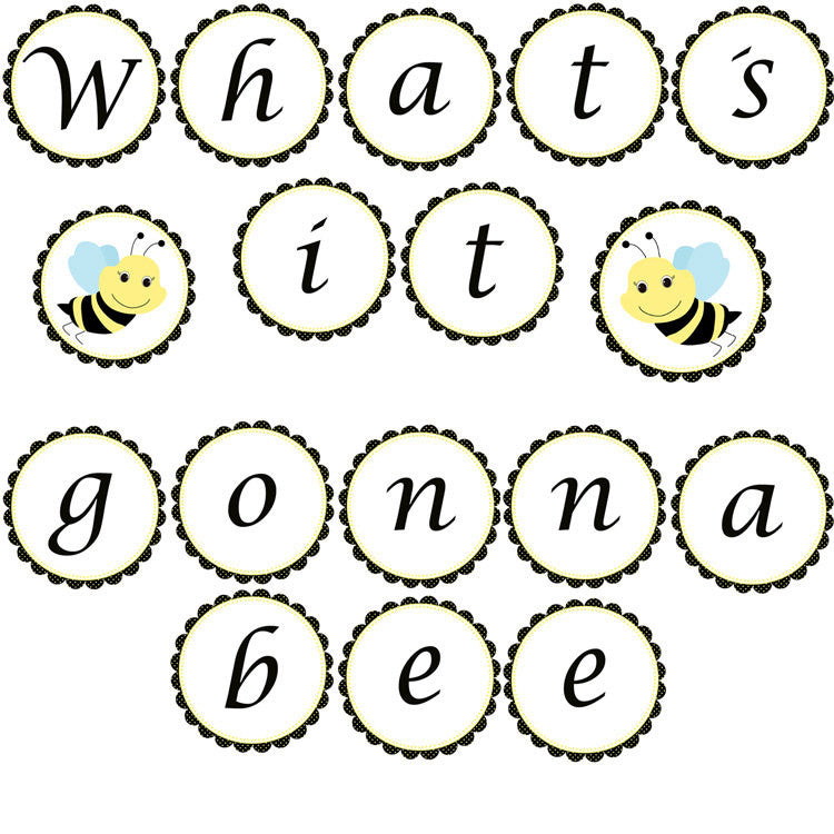 Bee Gender Reveal Banner