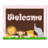 Jungle Welcome Sign Birthday Baby Shower Pink Printable