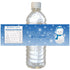 Snowman Winter Bottle Label Birthday Baby Shower Blue