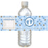 Baby Shower Blue Feet Bottle Label