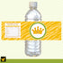 Yellow Jungle Zebra Prince Bottle Label