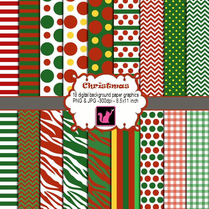 christmas background papers