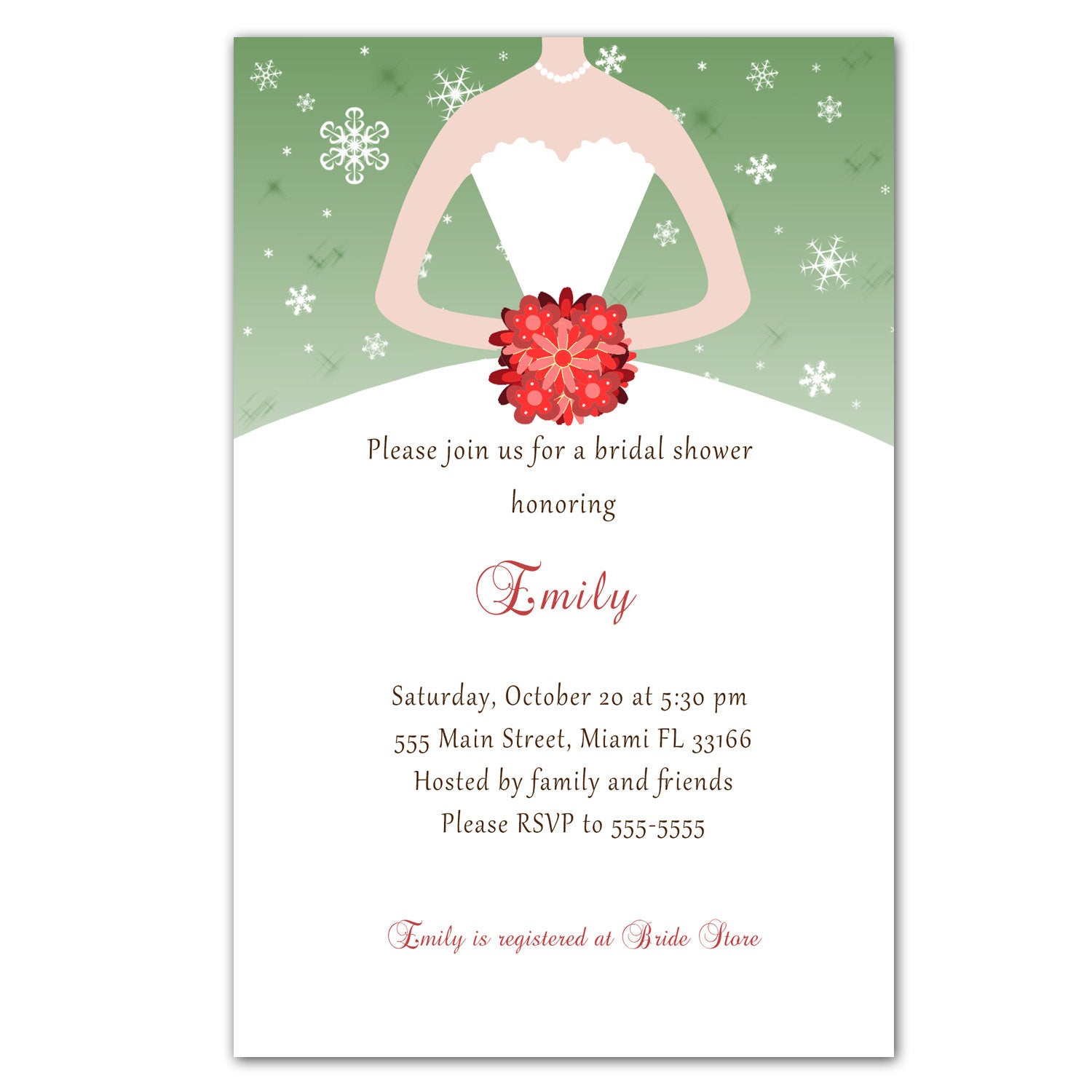 bridal shower invitation