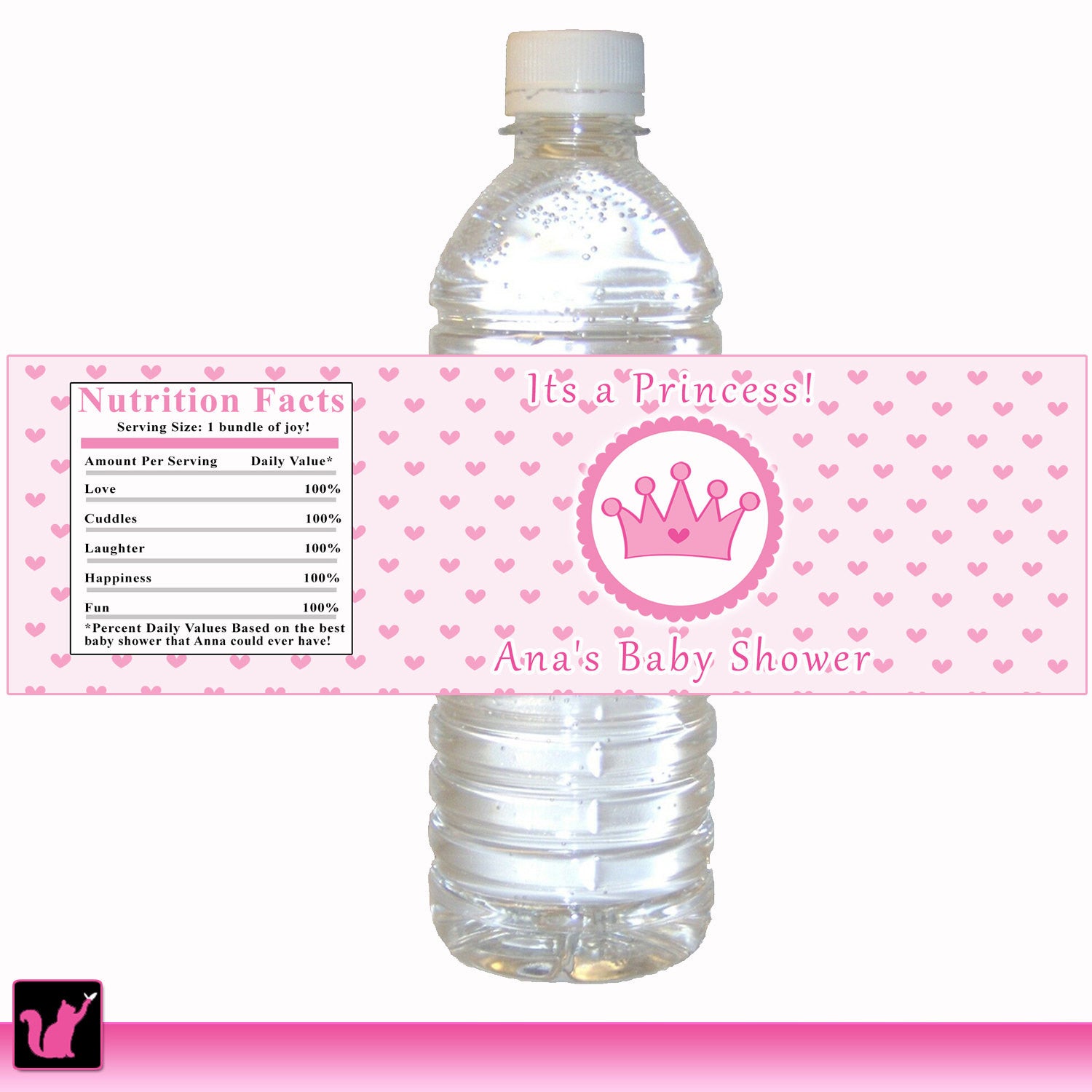 Princess Pink Hearts Bottle Labels Birthday Baby Shower Printable – Pink the Cat princess-pink-hearts-bottle-labels-birthday-baby-shower-printable-pink-the-cat