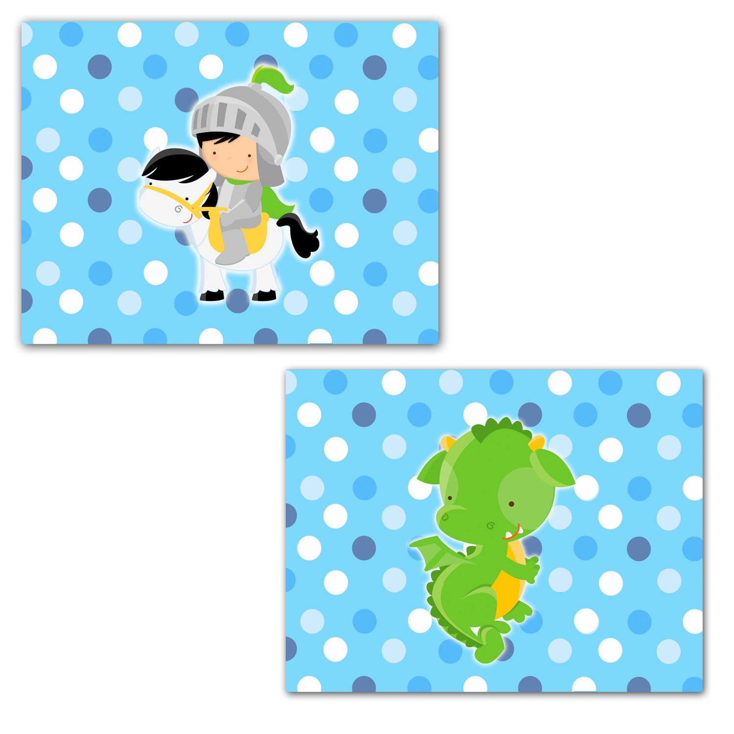 Knight Dragon Party Decoration Signs Kids Birthday Party Baby Shower