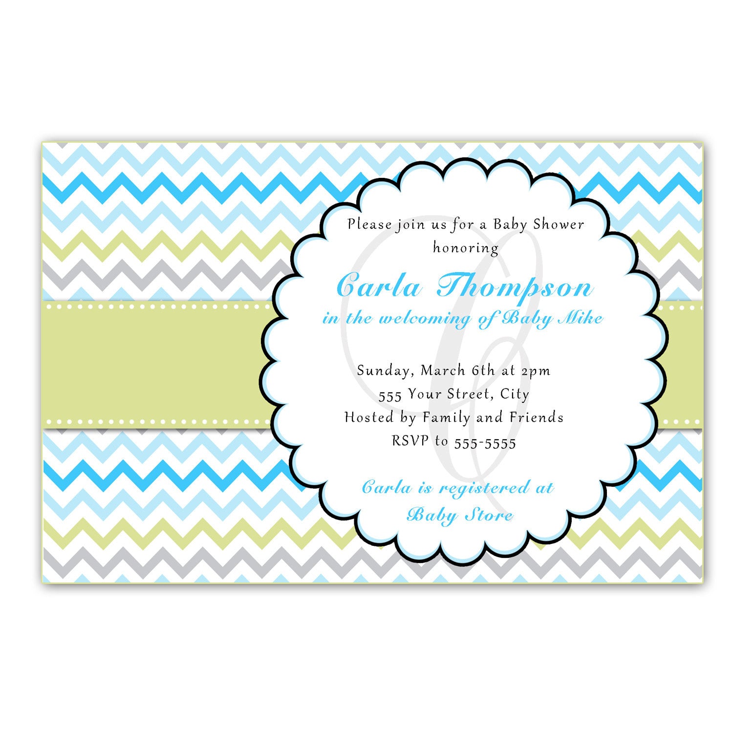 baby shower invitation