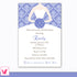 Dress Invitation Bridal Shower Sweet 16 Lavender Blue