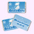 Blue Winter Mini Candy Wrapper Snowflakes Birthday