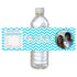 Turquoise Bridal Shower Photo Bottle Label
