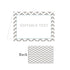 Candy Buffet Food Label Place Seating Card Grey White Chevron