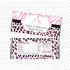 Pink Giraffe Baby Shower Candy Bar Wrapper Label
