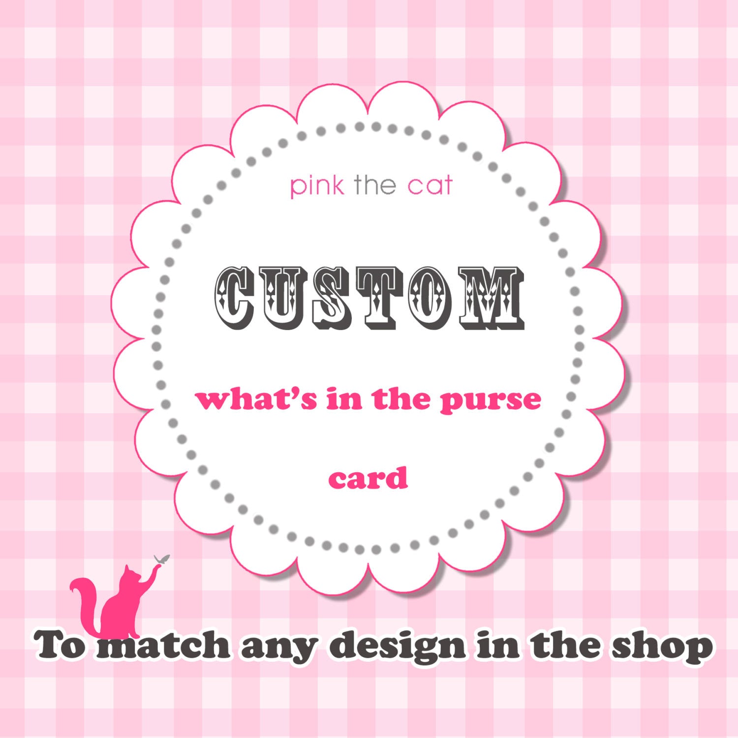 Matching Whats In The Purse Cards