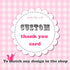Matching Thank You Cards