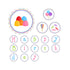 Sweetshop Candy Birthday Banner