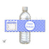 Blue Chevron Happy Birthday Water Bottle Labels Wrappers