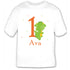 Green Orange Dragon Design for T-Shirt Birthday Party