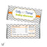 Grey Orange Baby Shower Candy Bar Wrappers Label