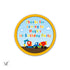 Construction Boy Birthday Thank You Tag Label Sticker