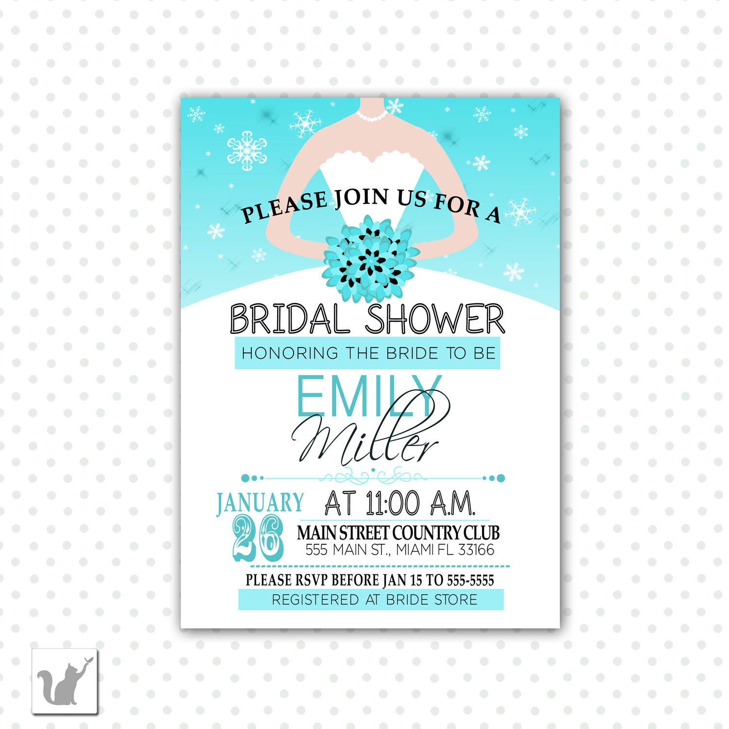bridal shower invitation