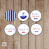 Nautical Small Candy Label Sticker Baby Boy Shower Birthday