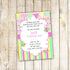 butterflies birthday invitation