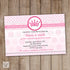 princess invitation