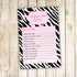 baby shower game