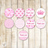 Princess Small Candy Label Sticker Birthday Baby Shower