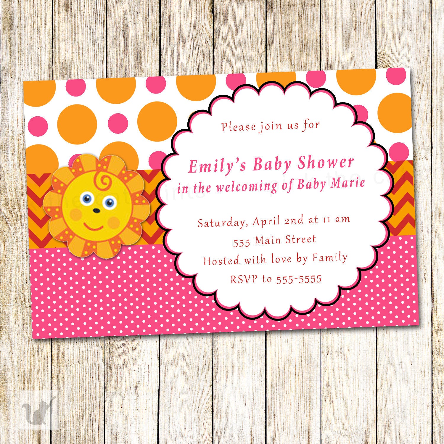 baby shower invitation