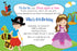 Pirate Princess Invitation Kids Birthday Party INSTANT DOWNLOAD