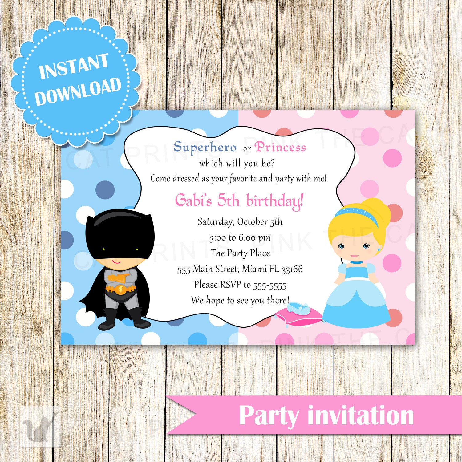 birthday invitation