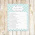 bridal shower game