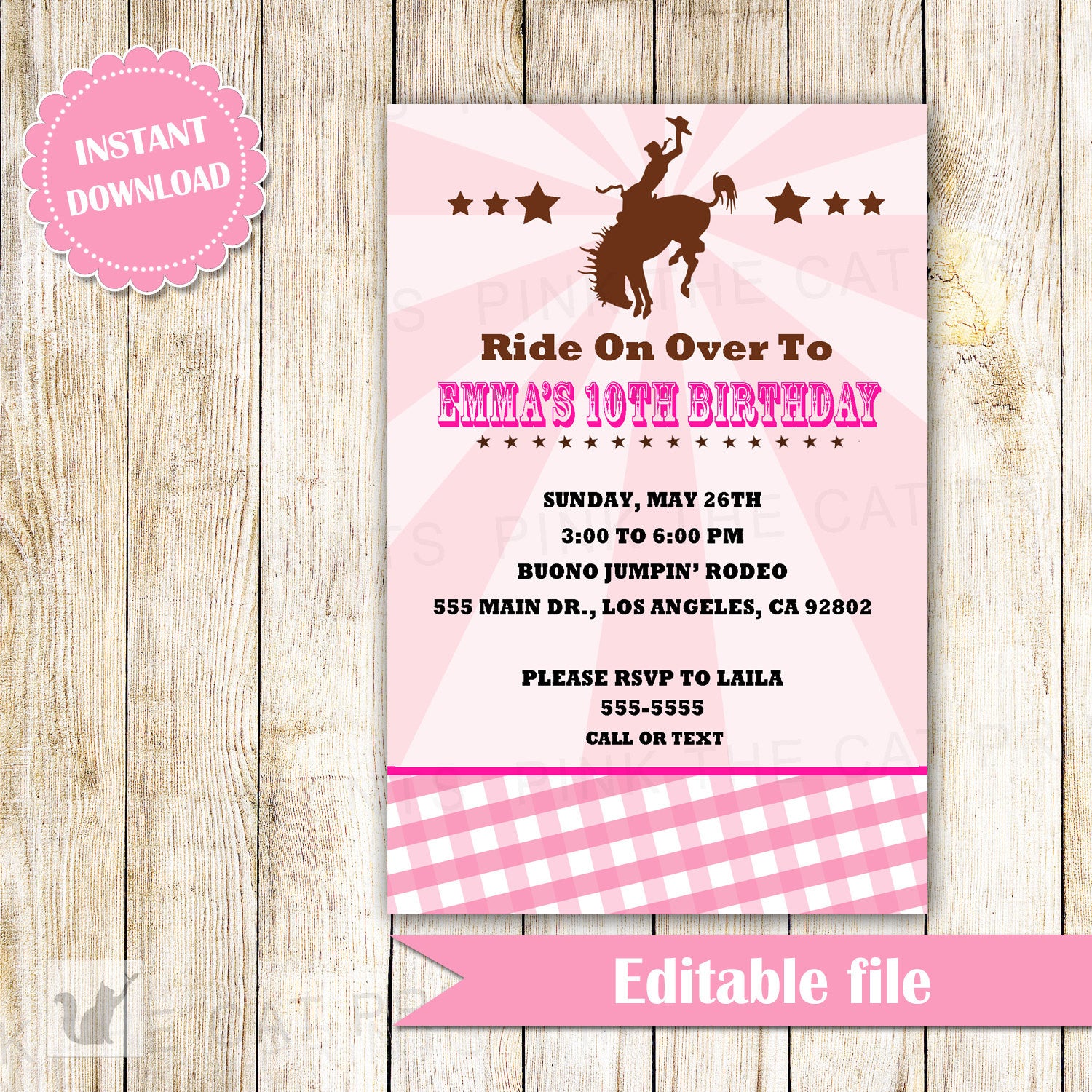birthday invitation