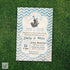 rustic nautical baby shower invitation