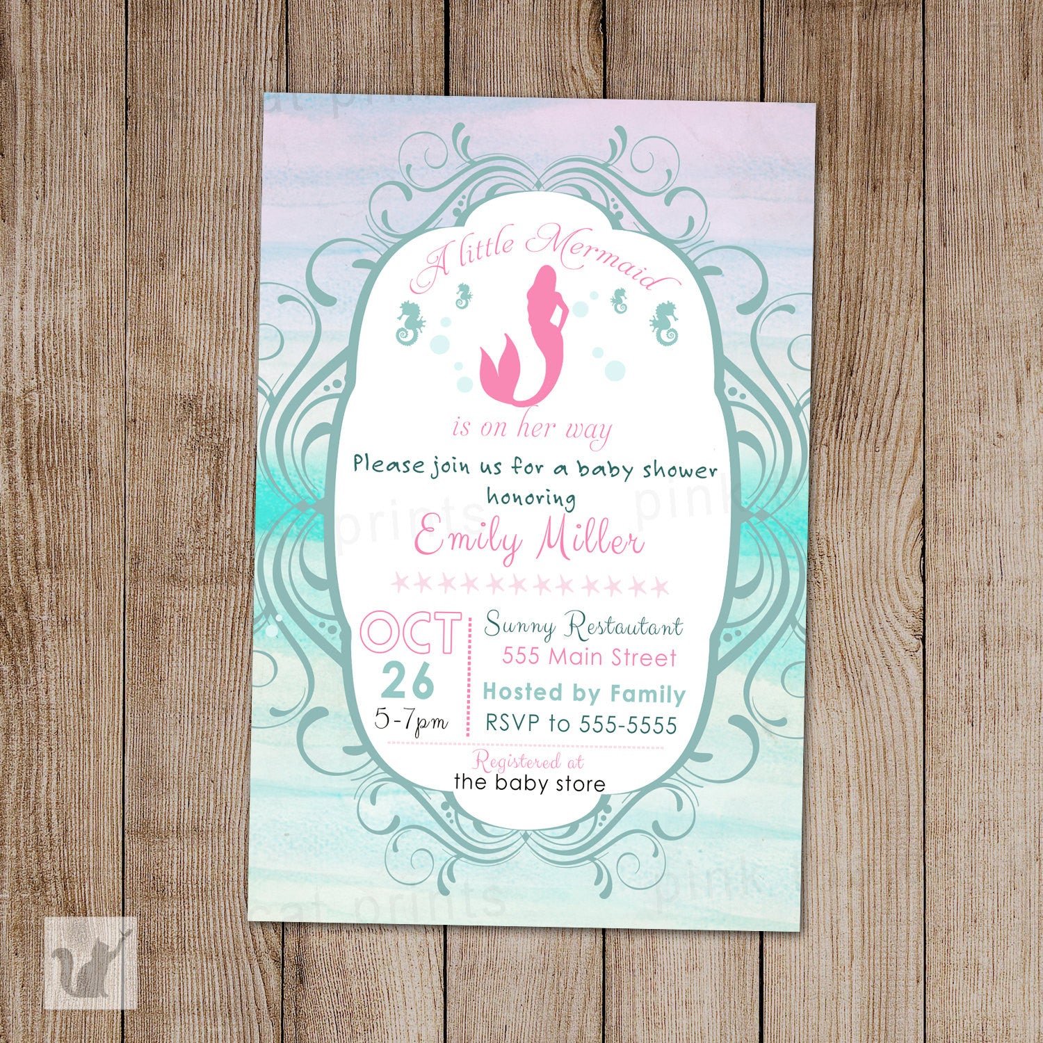 baby shower invitation