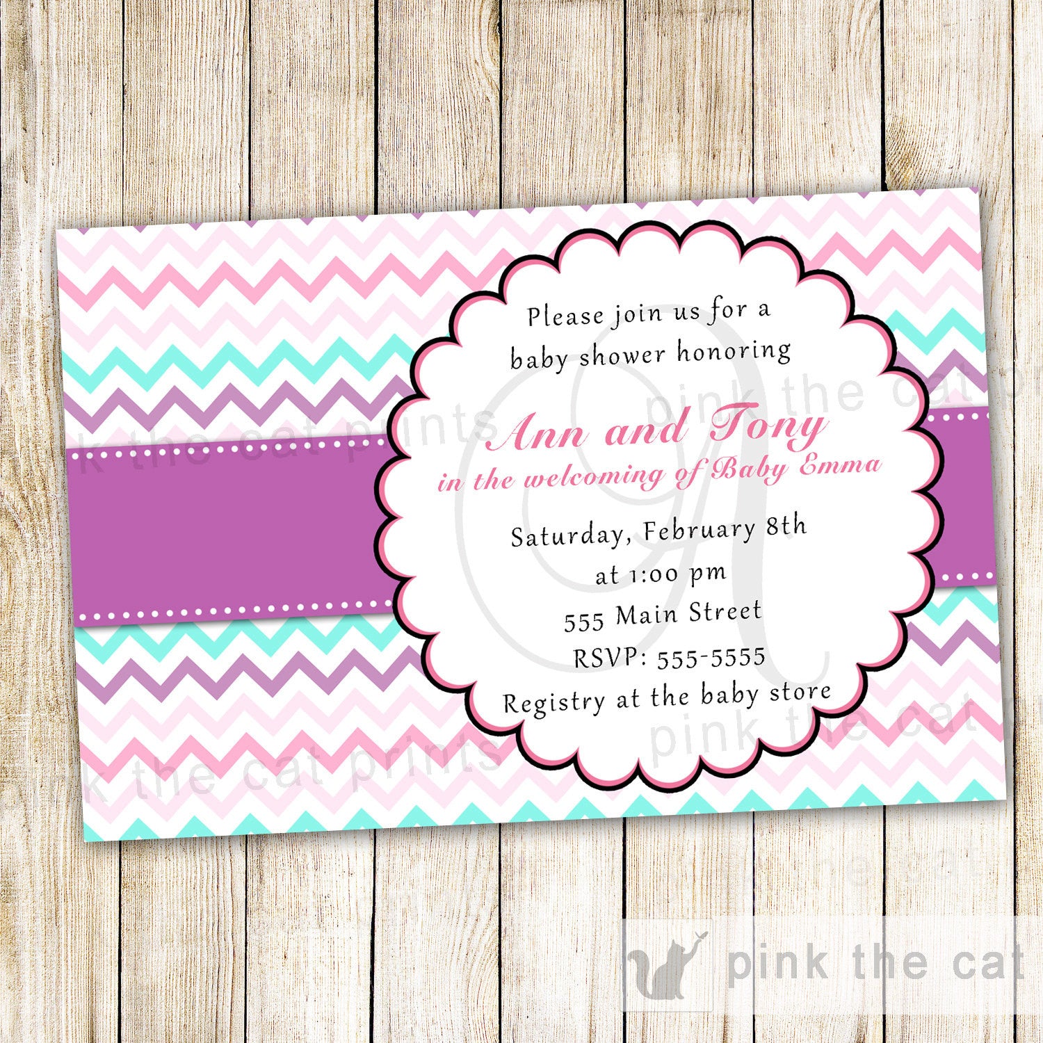 baby shower invitation